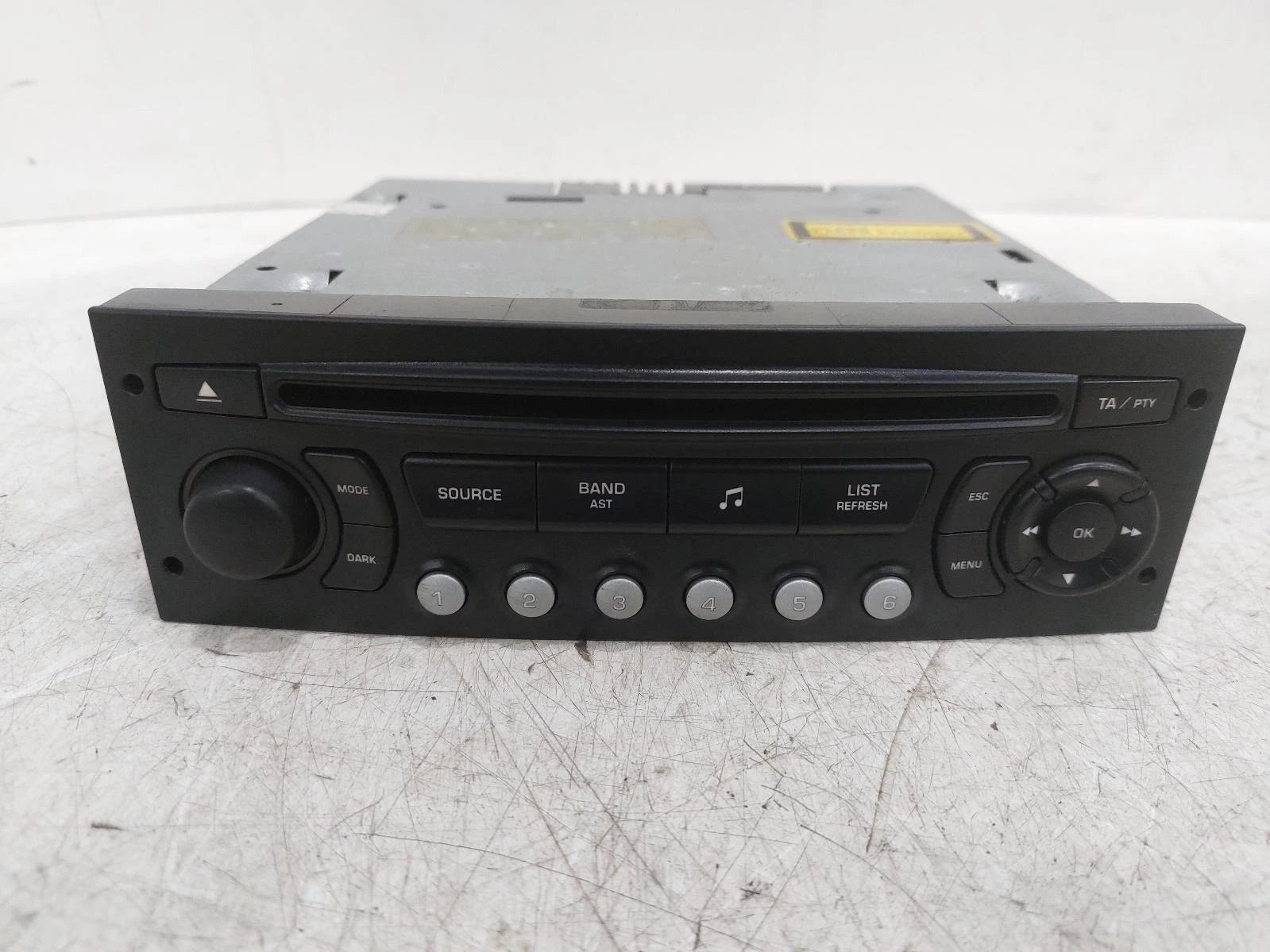 Peugeot 307 Mk1 OEM Radio/CD/Stereo Head Unit No Code Available 