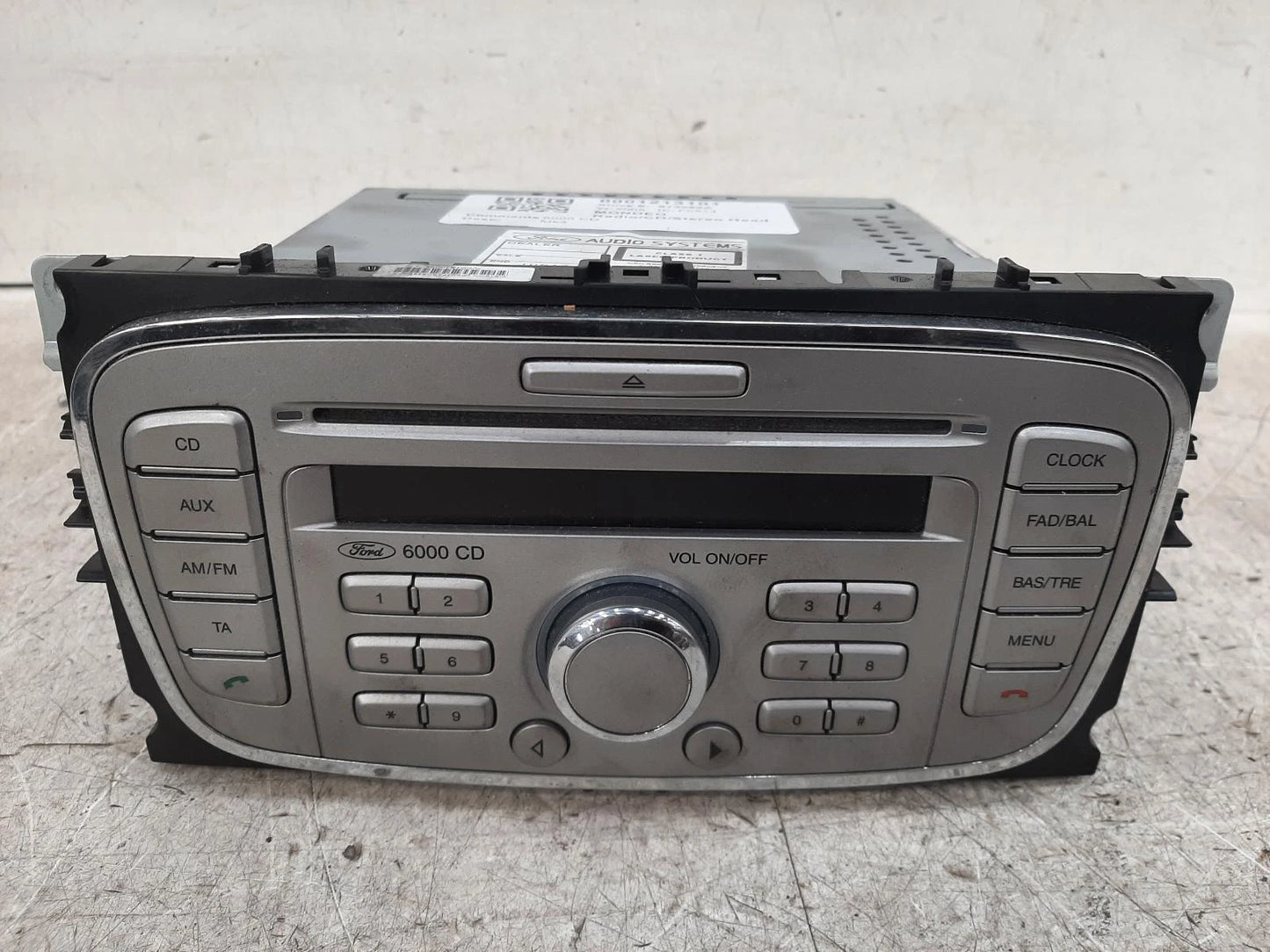 Ford Mondeo Mk4 Radio/CD/Stereo Head Unit No Code Available 