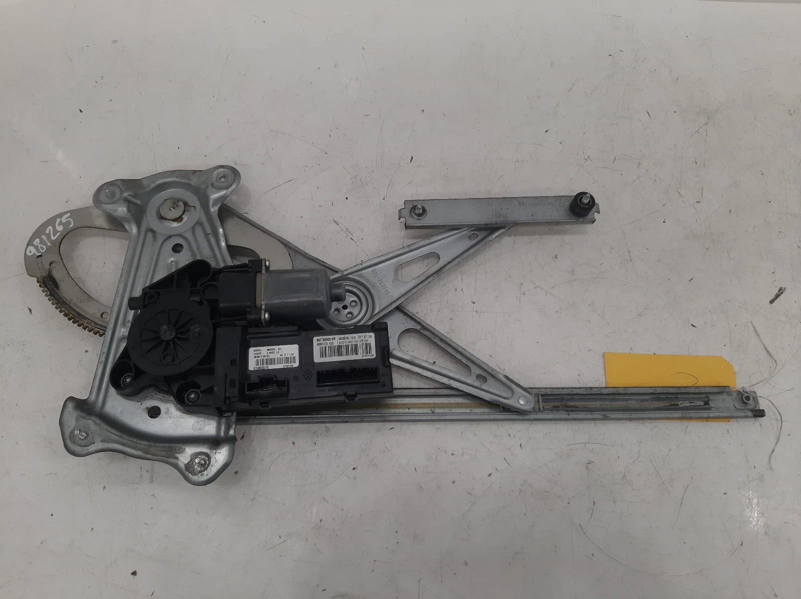 Renault Megane Iii Window Regulator Front Drivers Side 