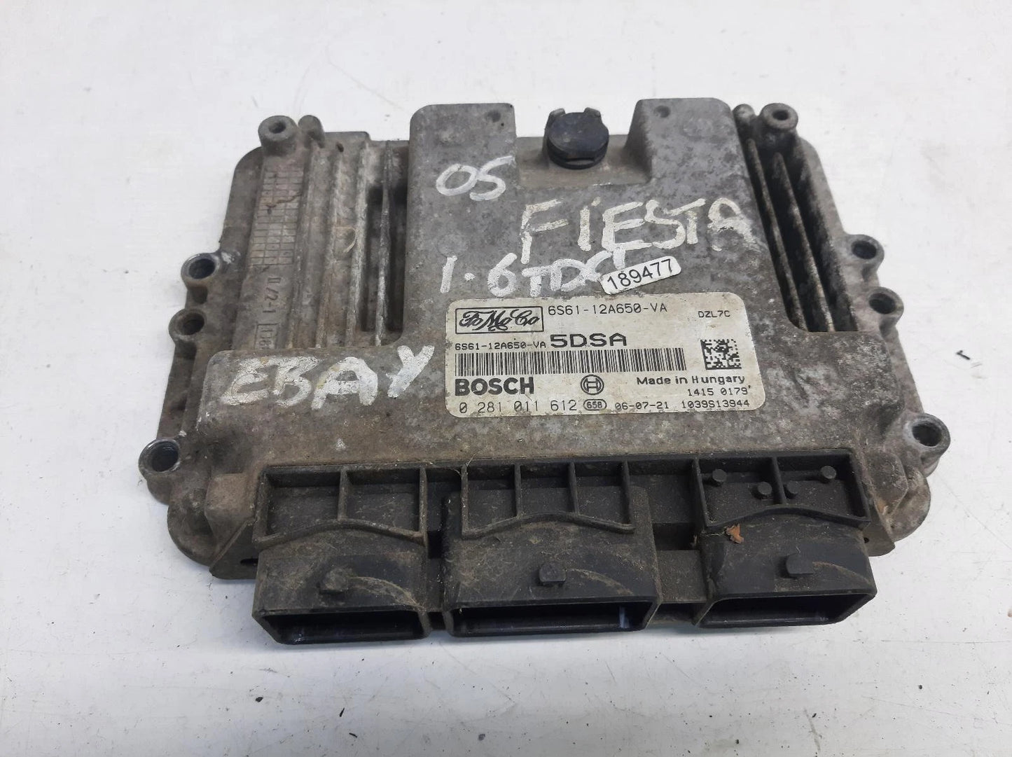 Ford Fiesta 1.6L Diesel Ecu Engine Control Unit Kit Parts 