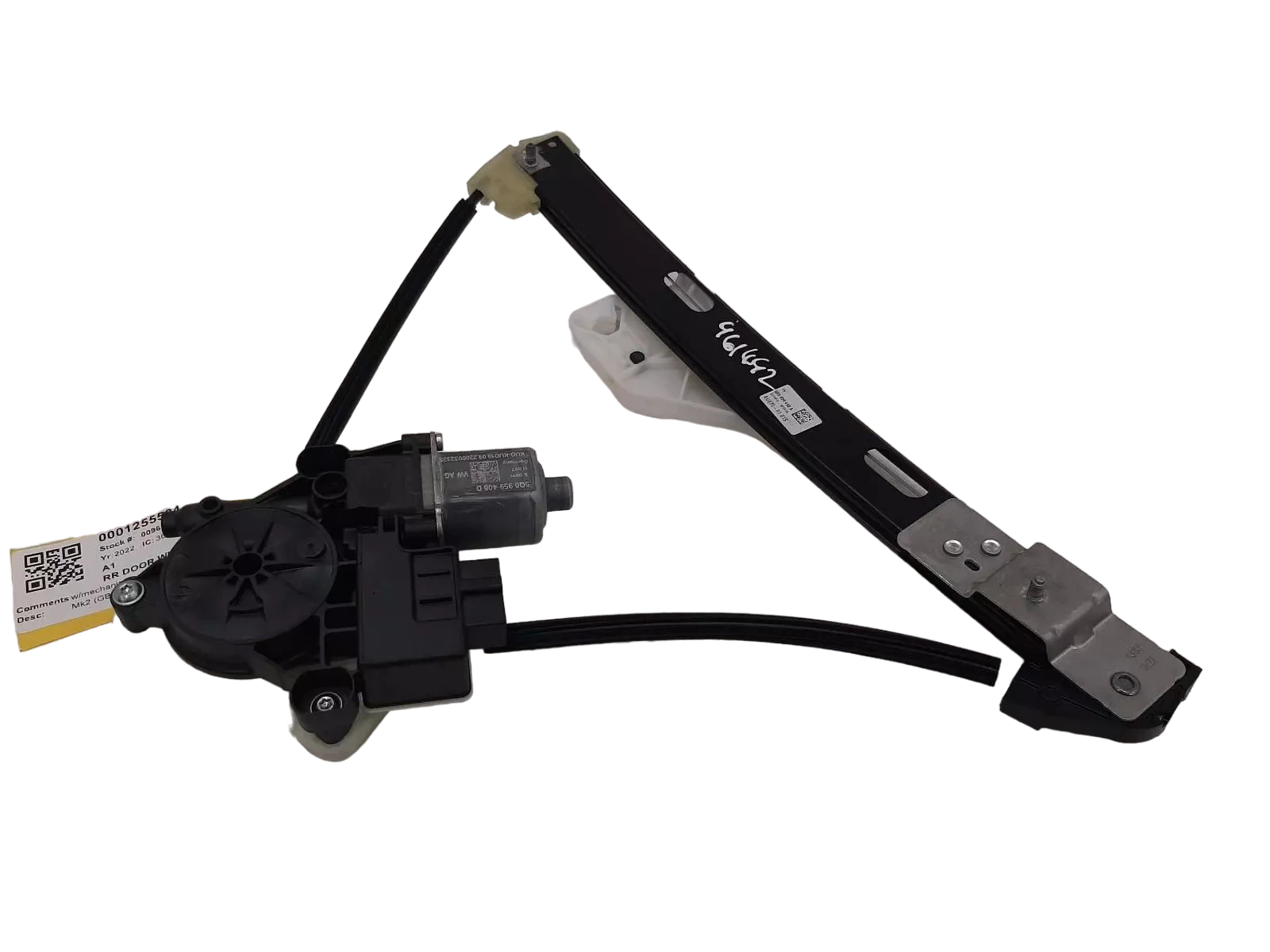 Audi A1 Window Regulator Rear Drivers Side 