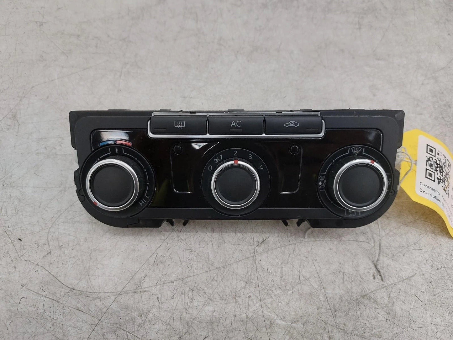 Volkswagen Golf Plus Heater Control Switch 