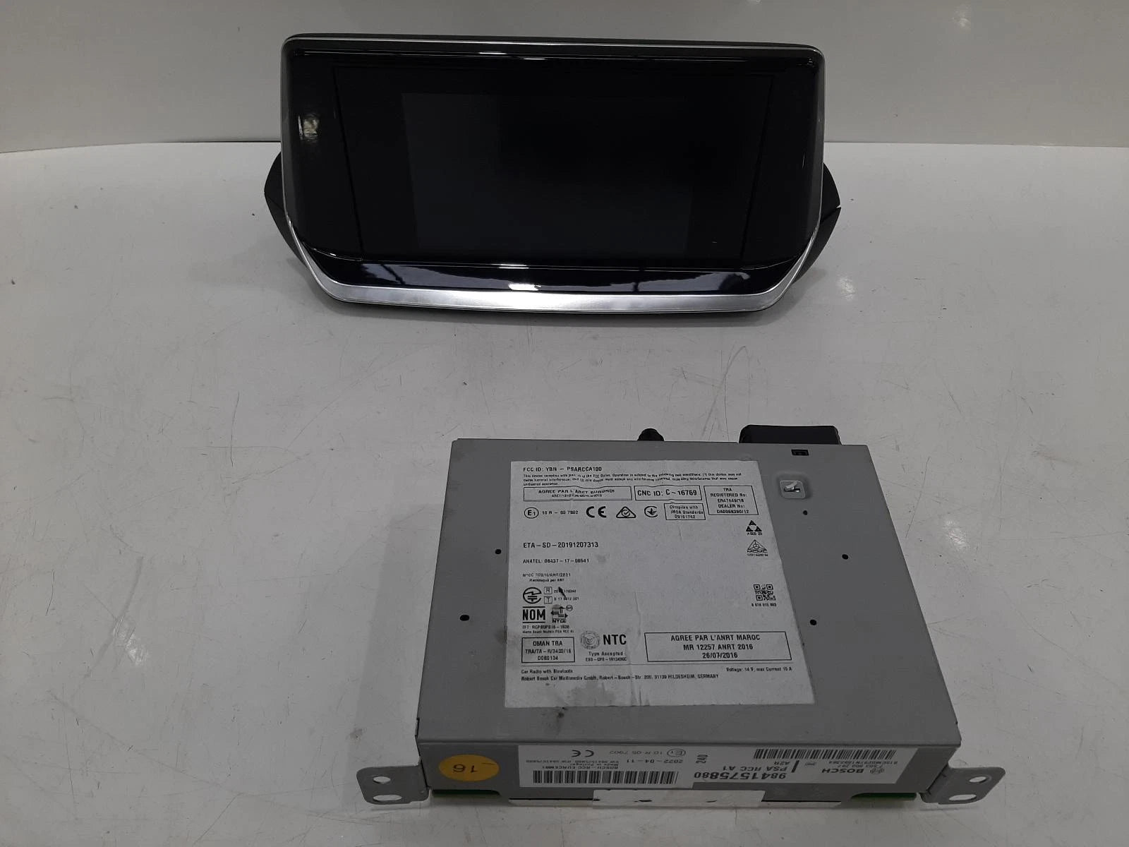 Peugeot 208 Mk2 SAT. NAV. UNIT Satellite Navigation Head Unit 