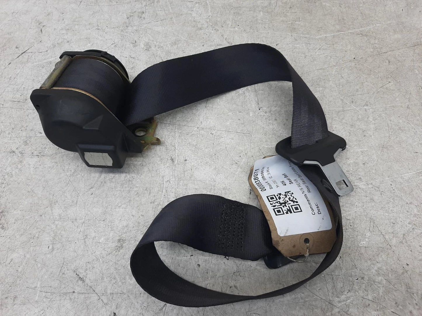 Peugeot 406 Outer Rear Left Passengers Seat Belt 