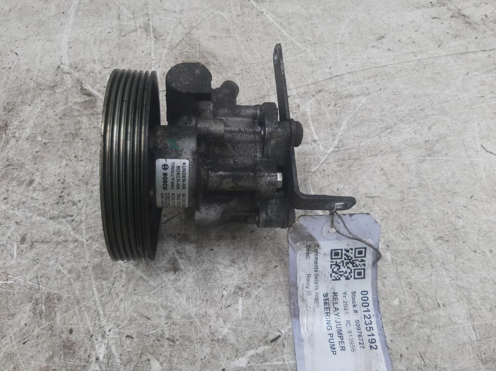 Citroen Relay/Jumper Iii 2.2L Diesel Power Steering Pump 