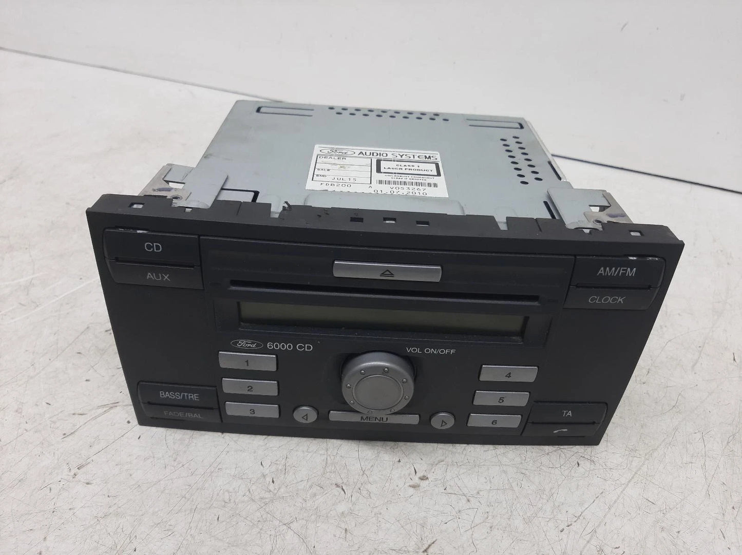 Ford Fusion Mk1 OEM Radio/CD/Stereo Head Unit No Code Available 