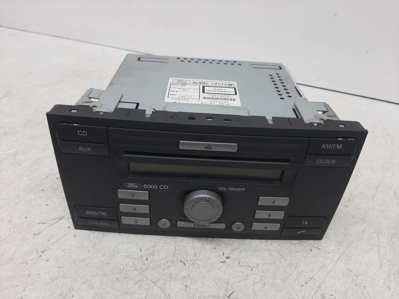 Ford Fusion Mk1 OEM Radio/CD/Stereo Head Unit No Code Available 