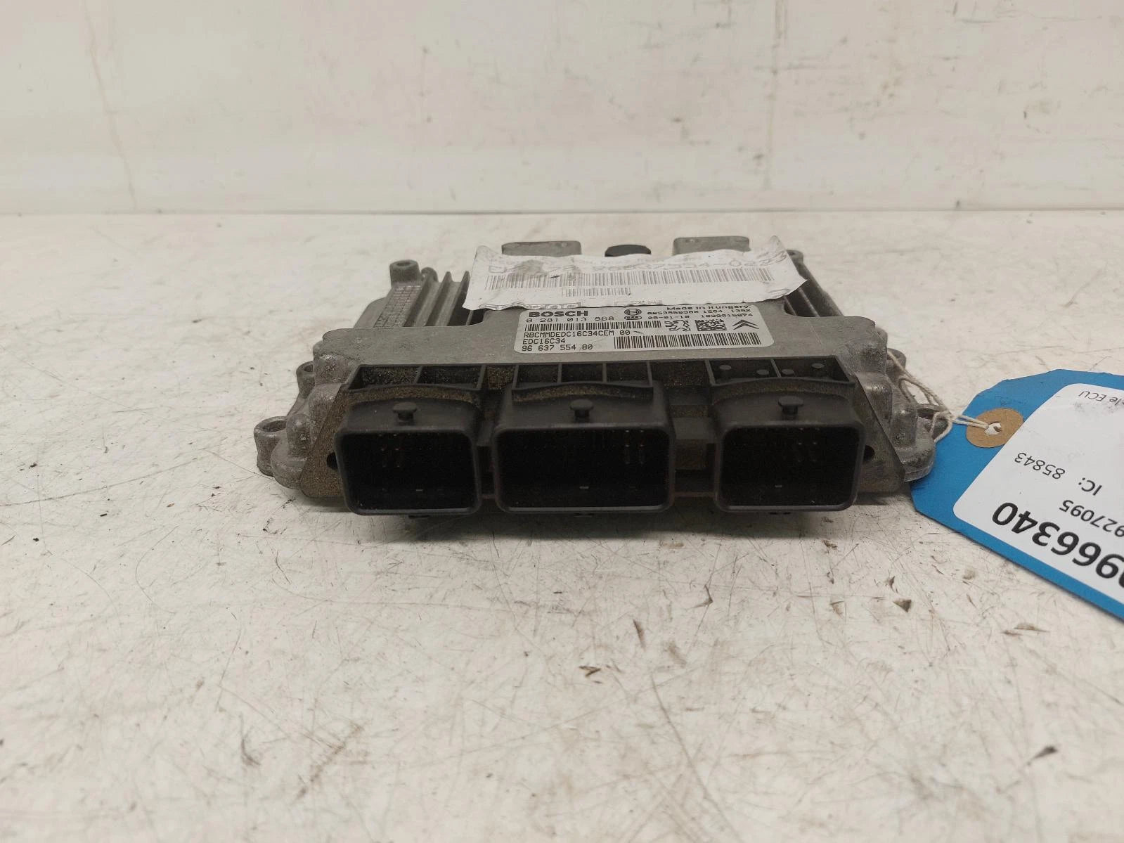 Peugeot 207 Mk1 ECU Engine Control Unit Kit Parts 