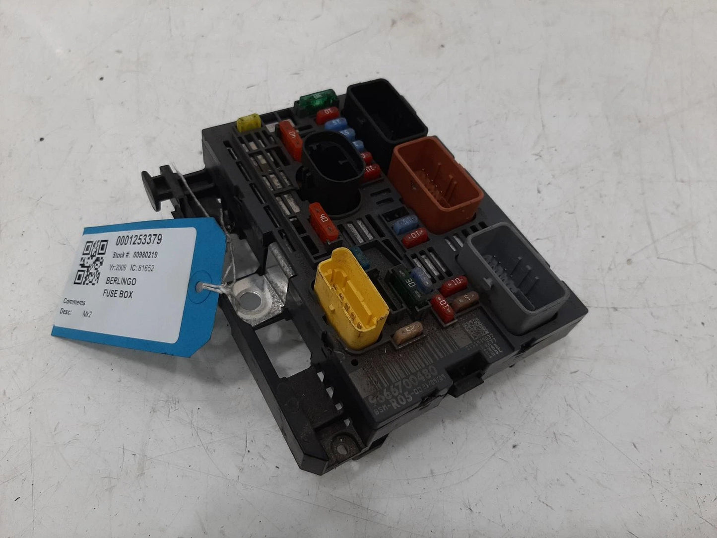 Citroen Berlingo Mk2 Fuse Box 