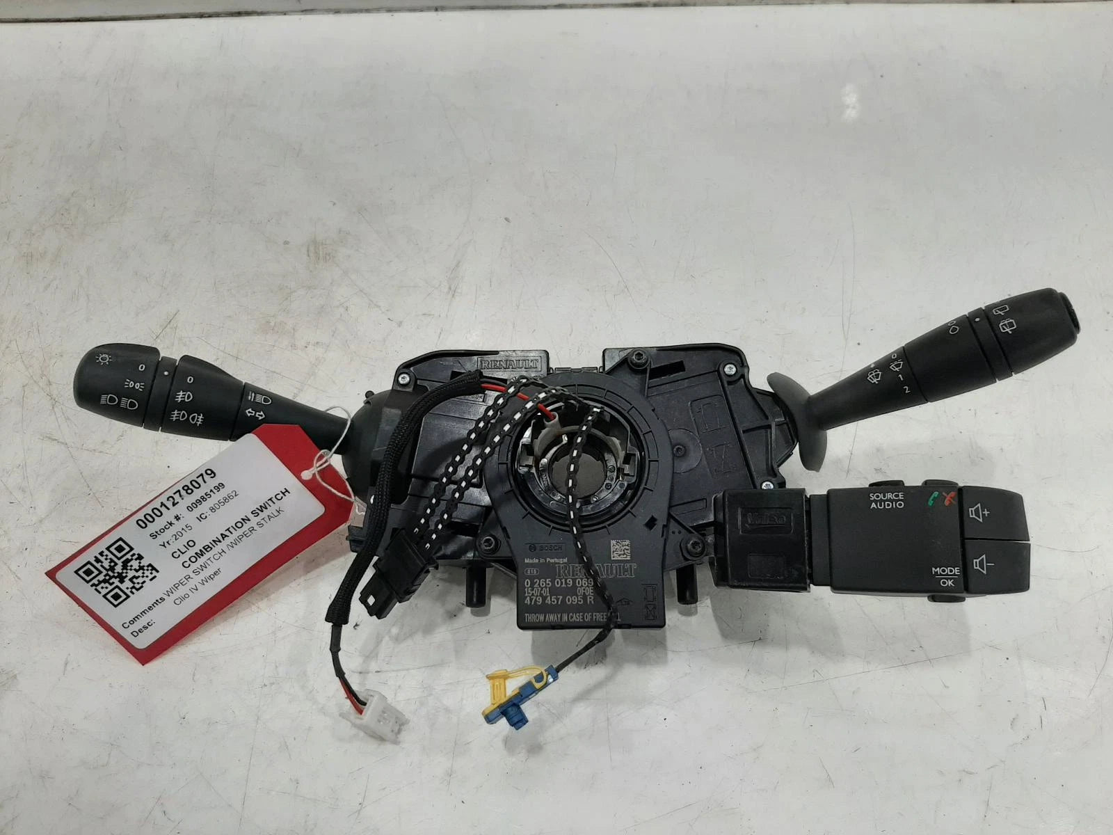 Renault Clio Combination Switch Indicator Lights Wiper Stalks 