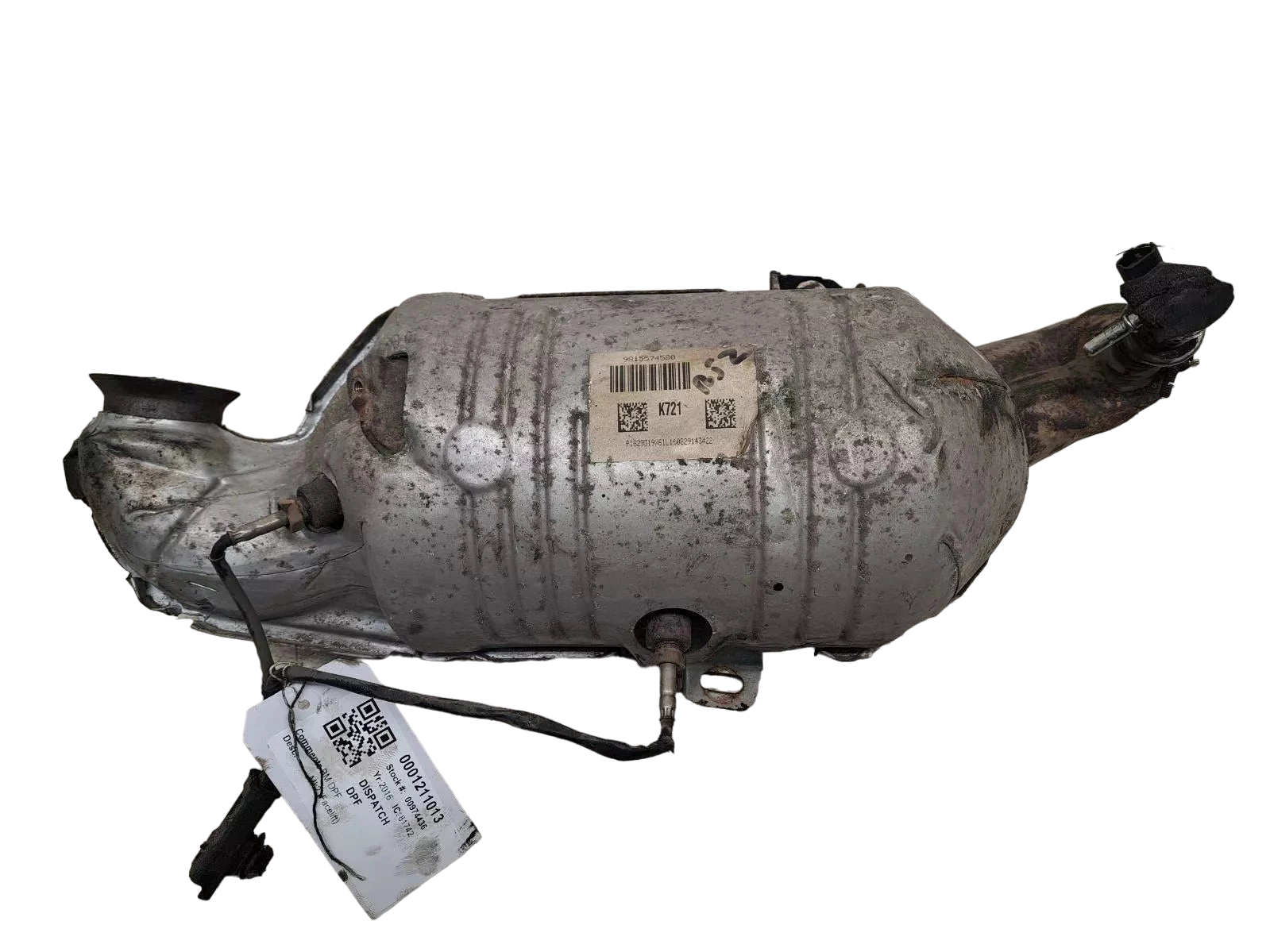 Citroen Dispatch Exhaust Particulate Filter 