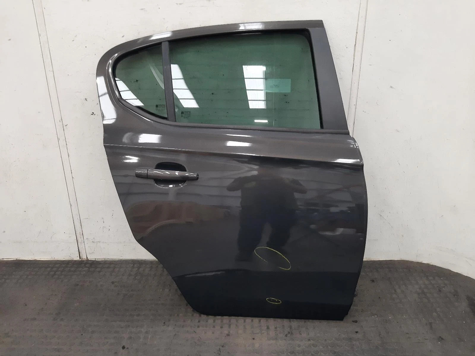Opel Corsa E Grey O/S Right Rear Door 