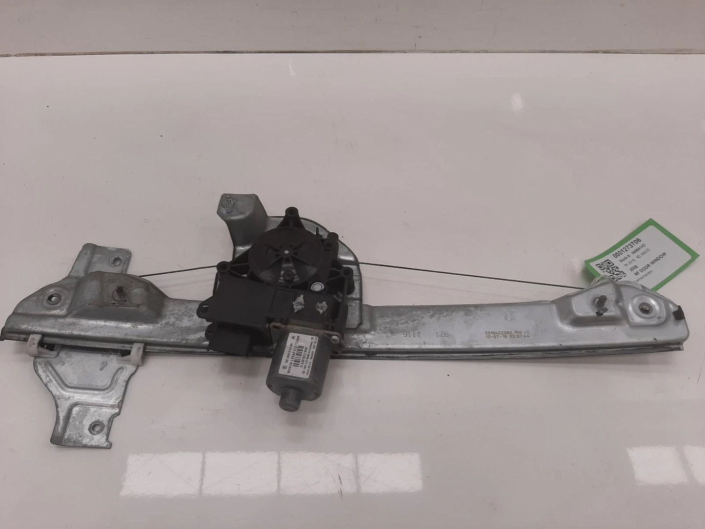 Peugeot 2008 Window Regulator Front Drivers Side 