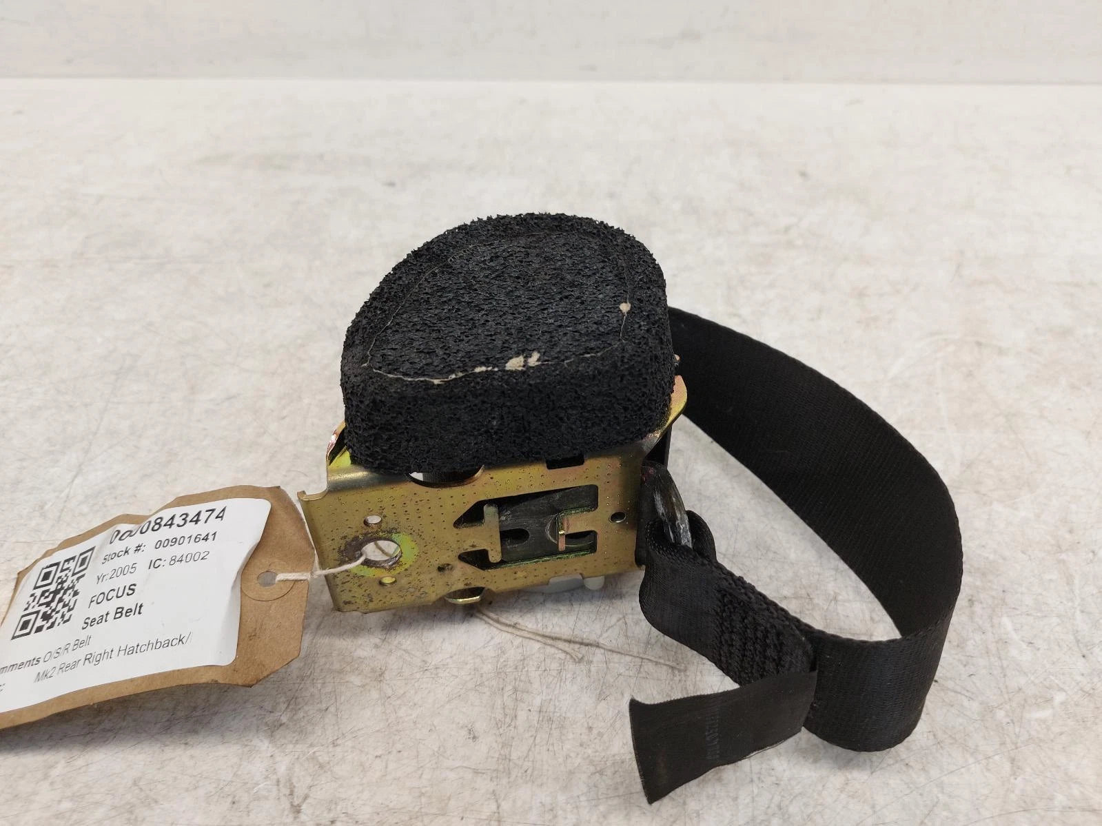 Ford Focus Mk2 OS RIGHT REAR Seat Belt 