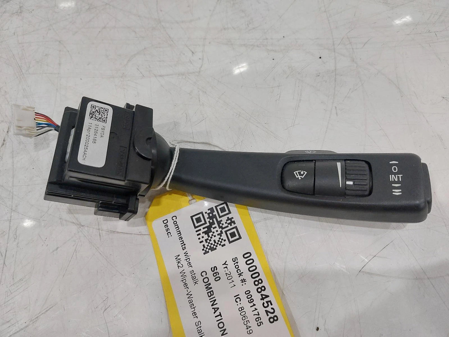 Volvo S60 Mk2 COMBINATION SWITCH Wiper Stalk 