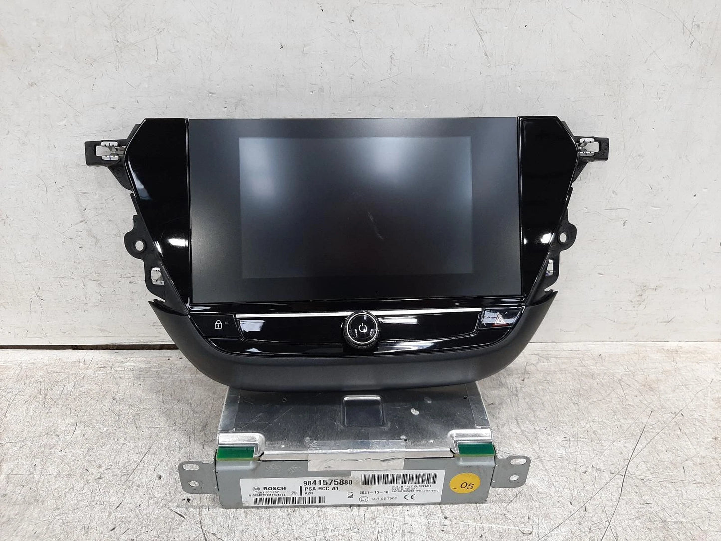 Opel Corsa F Sat. Nav. UNIT Satellite Navigation Head Unit 