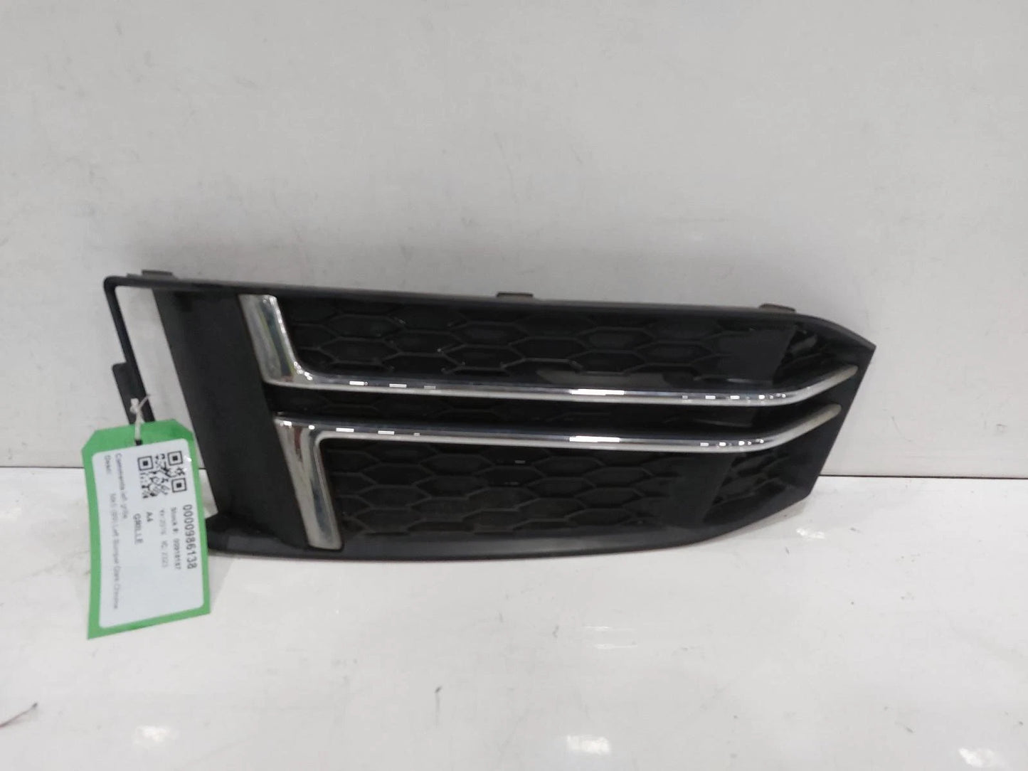 Audi A4 Mk5 (B9) Left Front Bumper Grille Grill Dark Chrome 