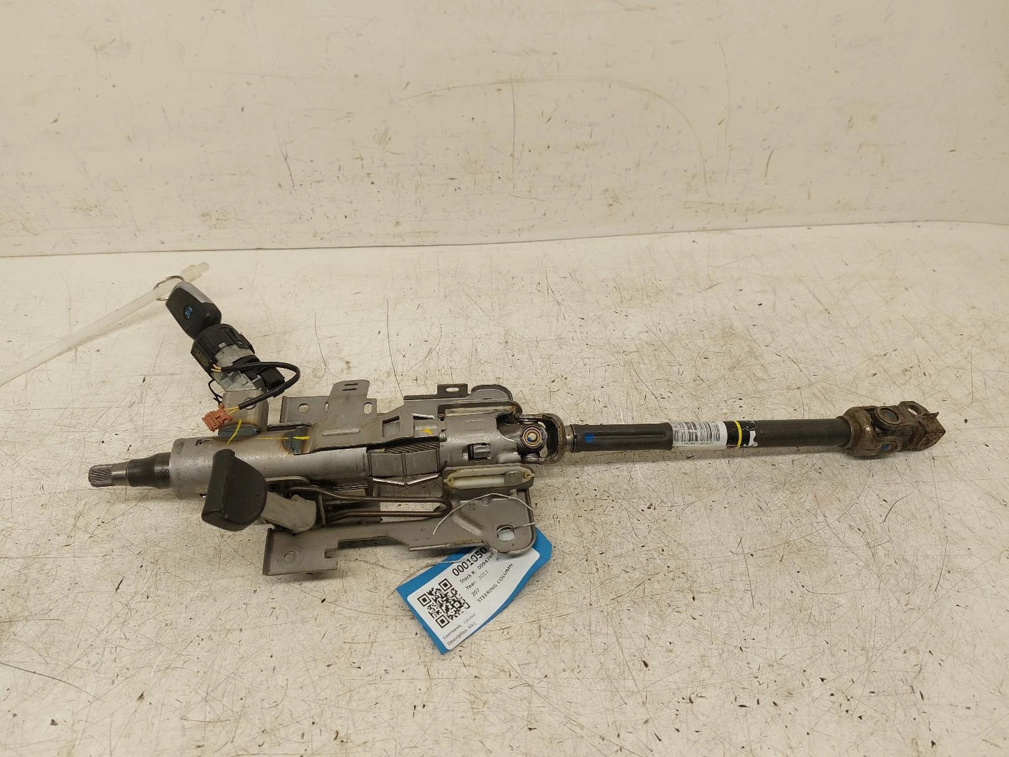 Peugeot Mk1 Power Steering Column With Ignition And Key 