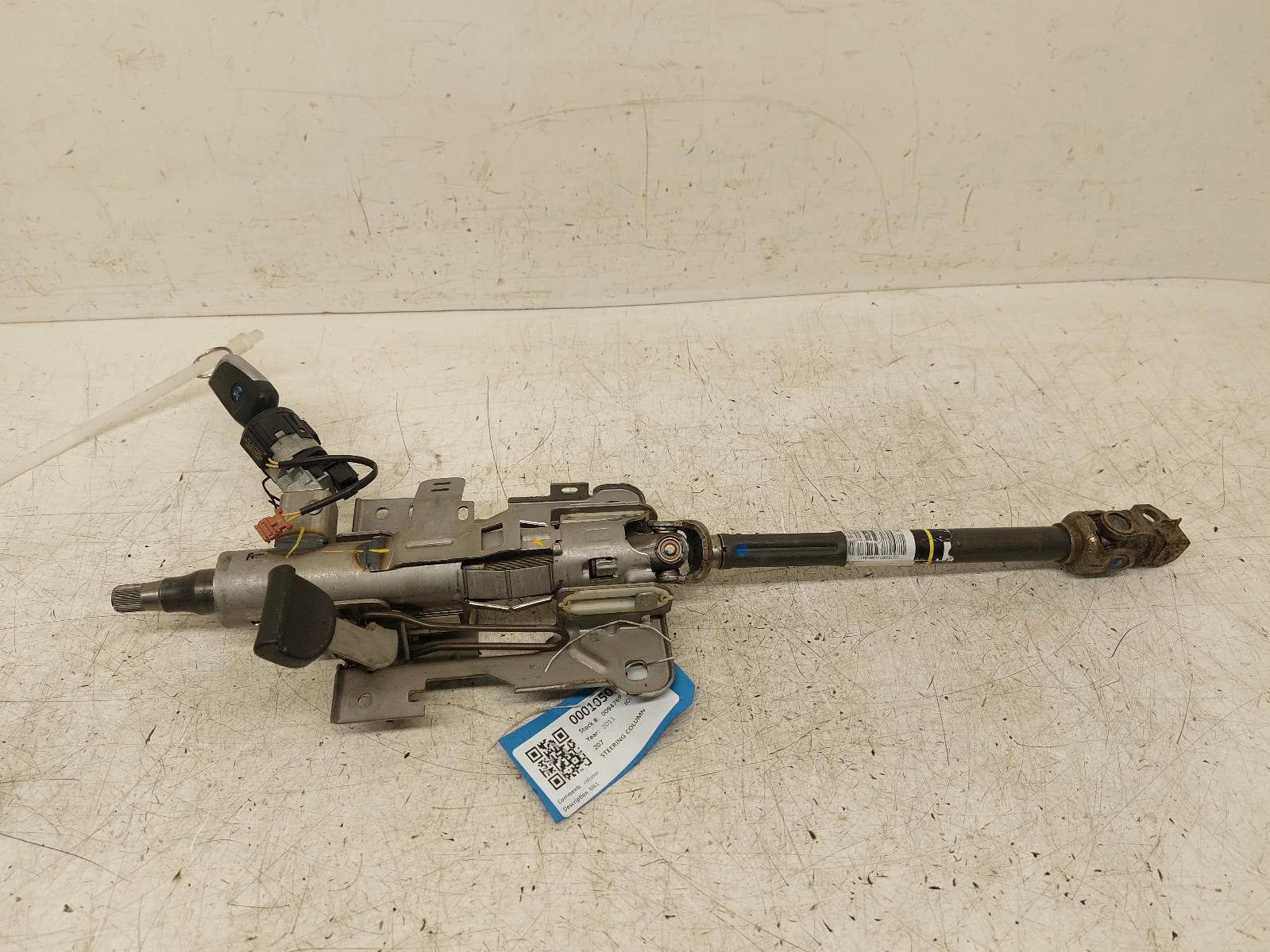 Peugeot Mk1 Power Steering Column With Ignition And Key 