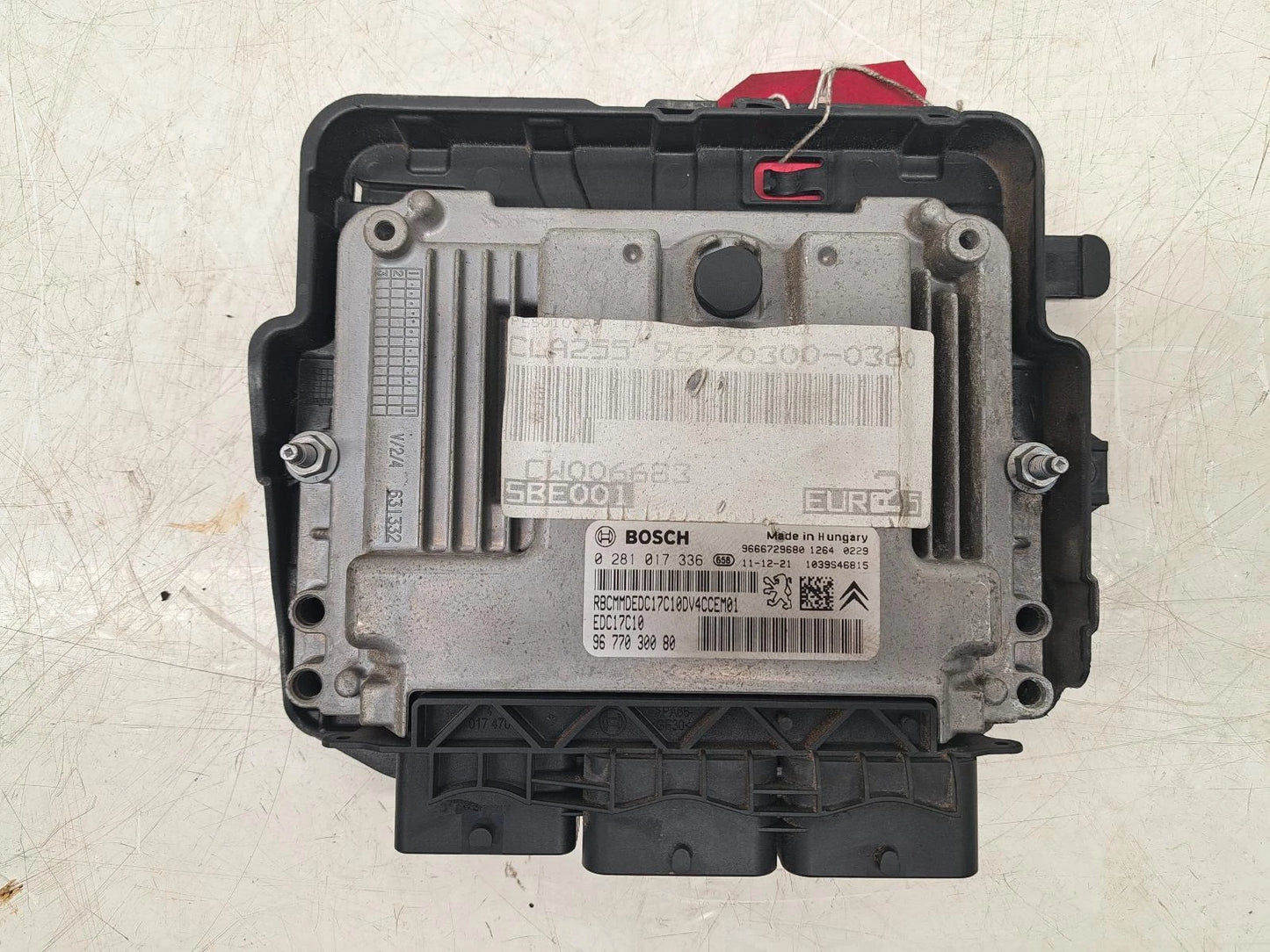 Peugeot 207 Mk1 ECU Engine Control Unit Kit Parts 