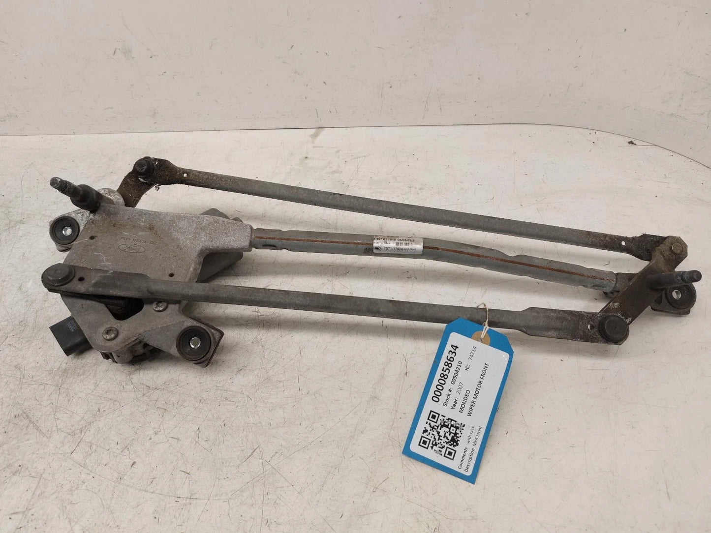 Ford Mondeo Mk4 BOSCH Front Wiper Motor With Linkage/Rack 