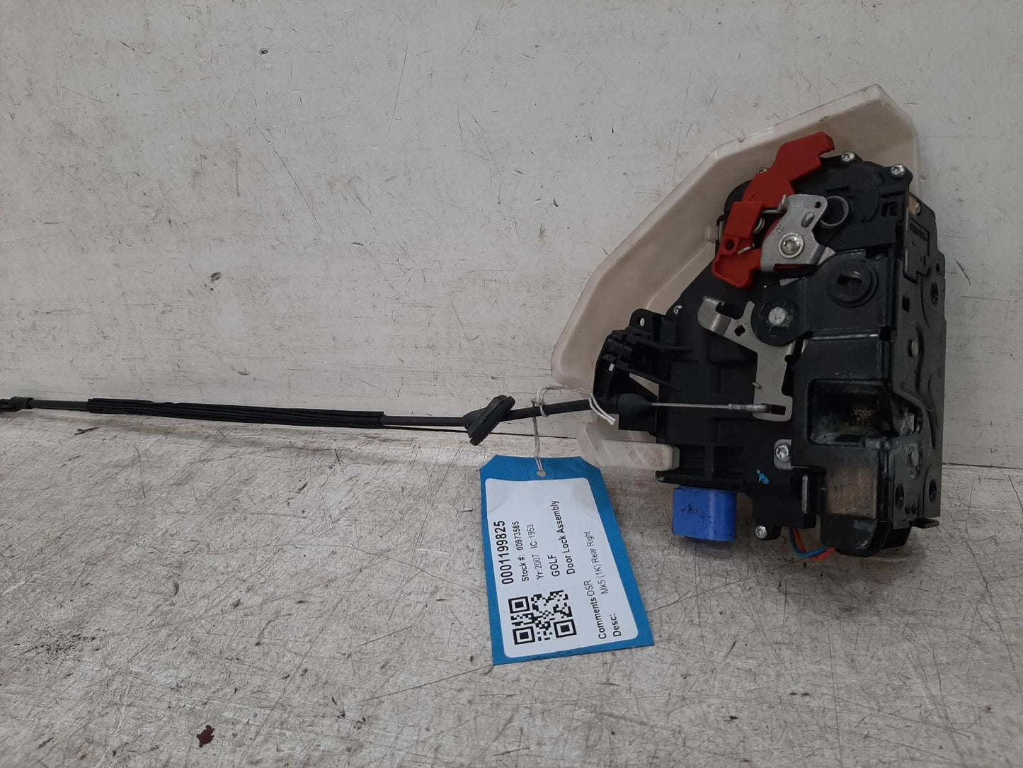 Volkswagen Golf Mk5 (1K) Rear Right Door Lock Assembly 