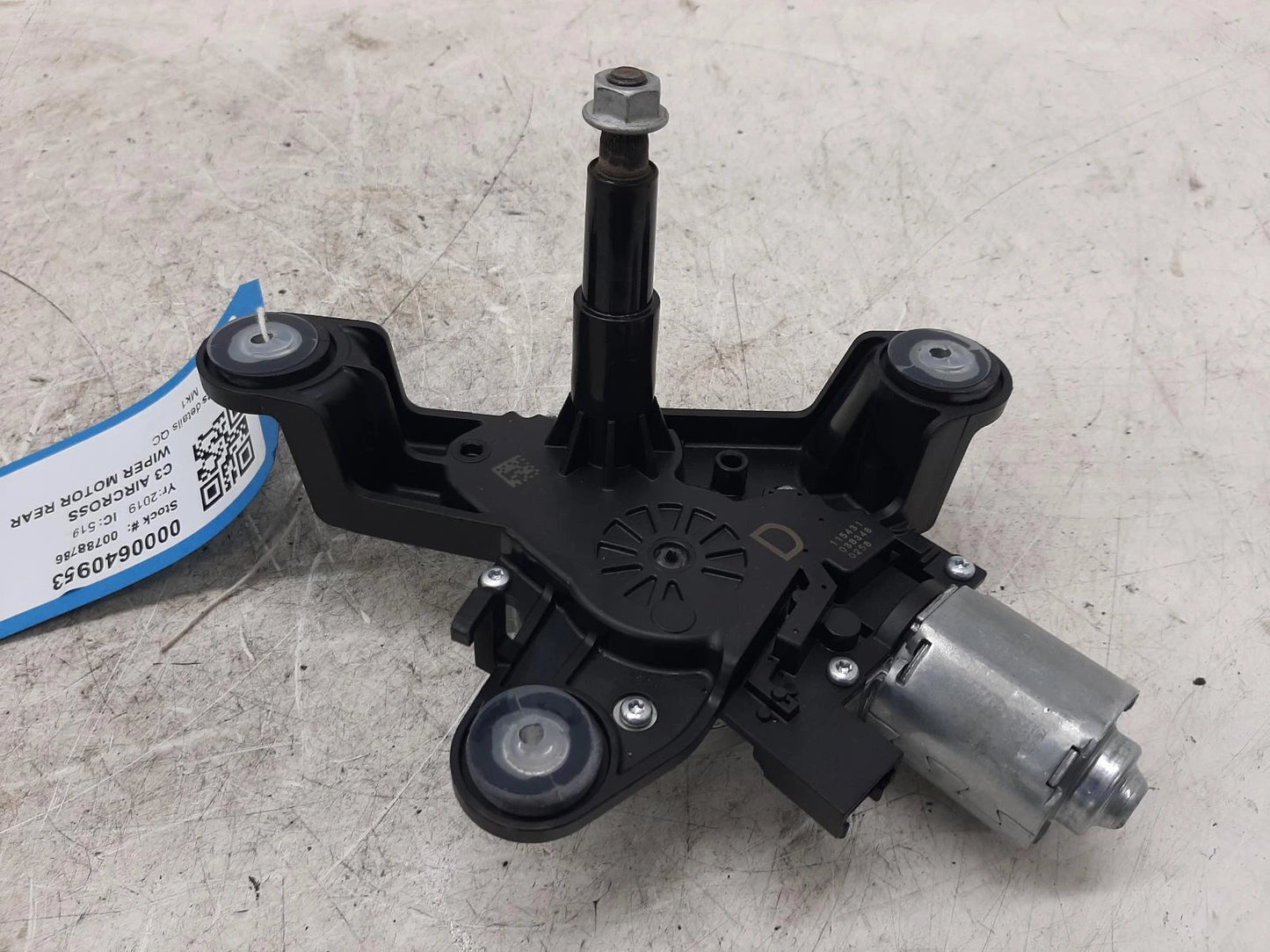 Citroen C3 Aircross Bosch Rear Wiper Motor 9819900080 