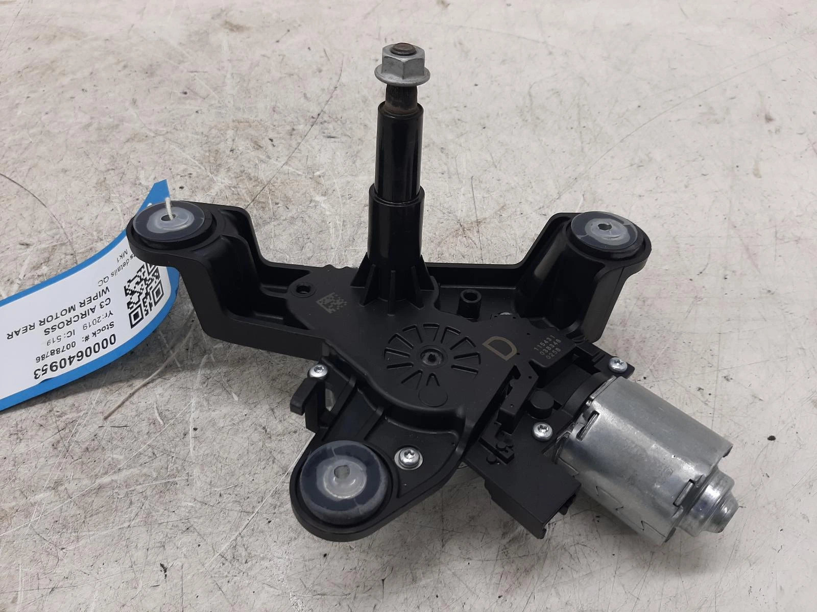 Citroen C3 Aircross Bosch Rear Wiper Motor 9819900080 