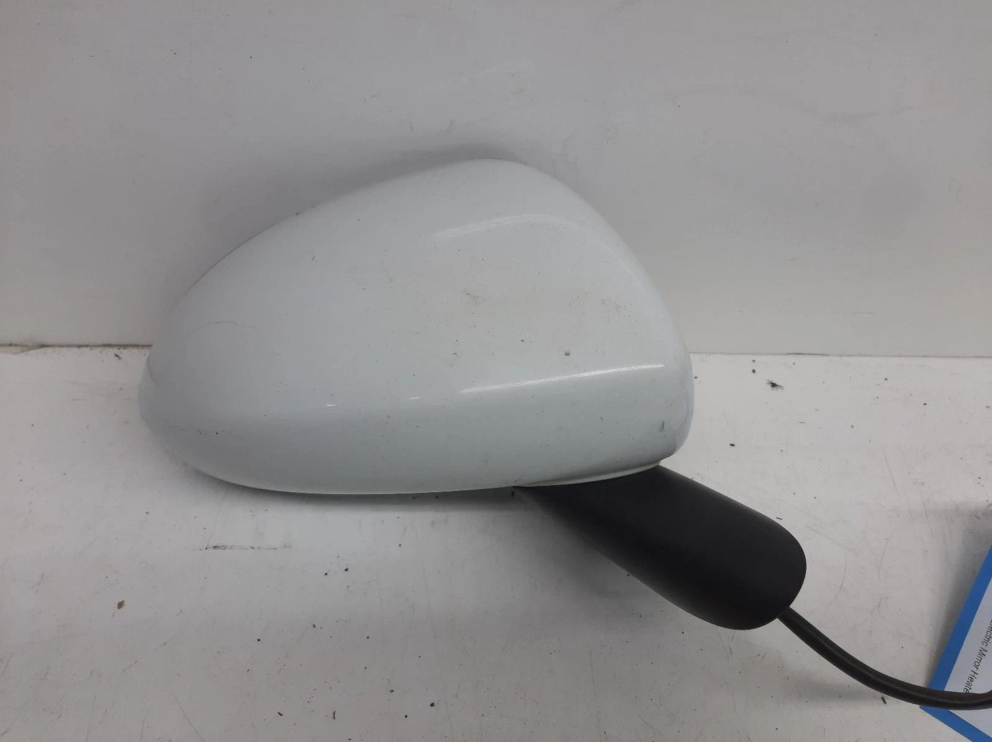 Opel Corsa White O/S Drivers Right Door Wing Mirror 