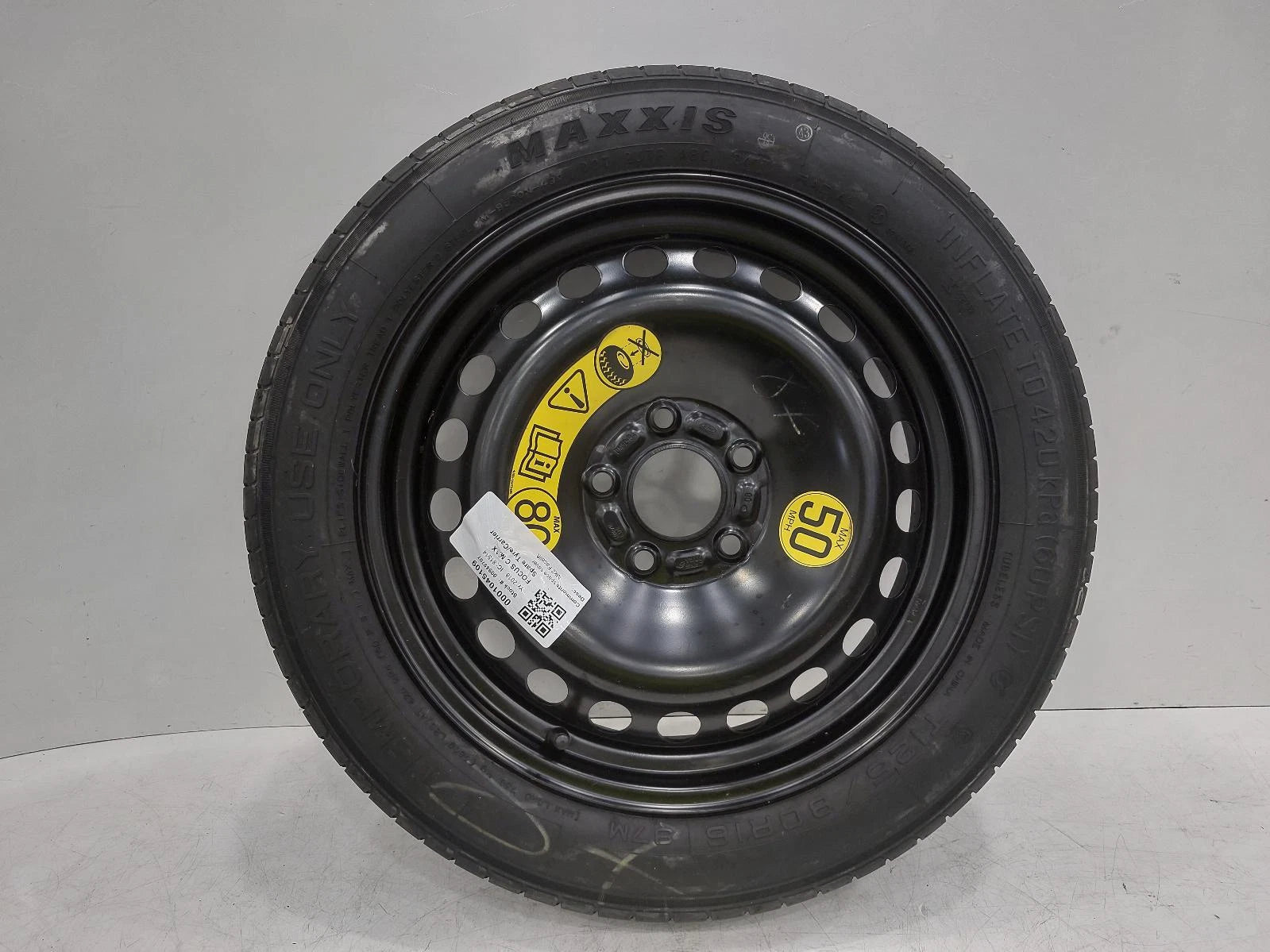 Ford Focus C Max Mk2 Facelift 15" Space Saver Spare Wheel Kit 