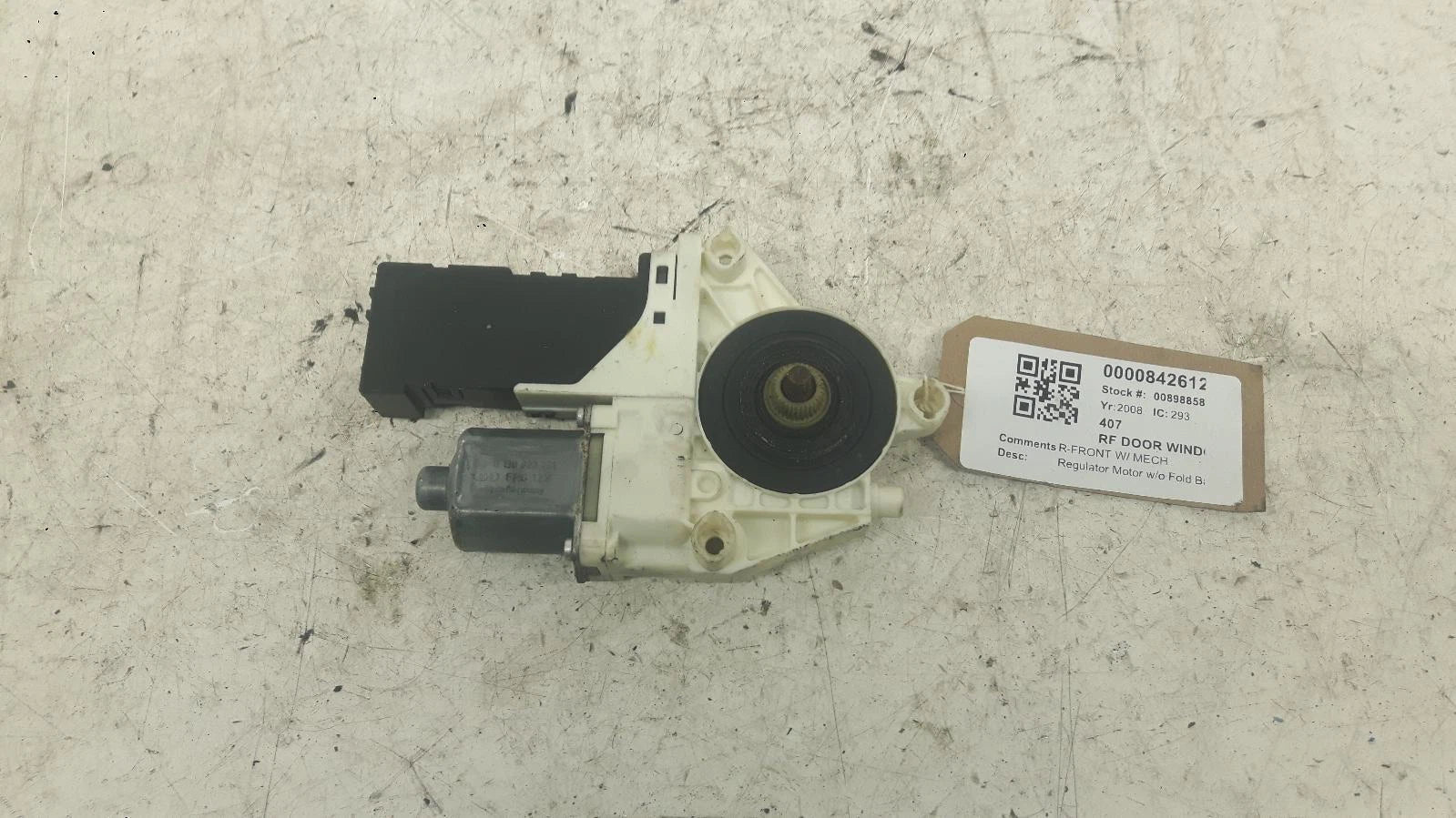 Peugeot 407 Window Regulator Front Drivers Side 