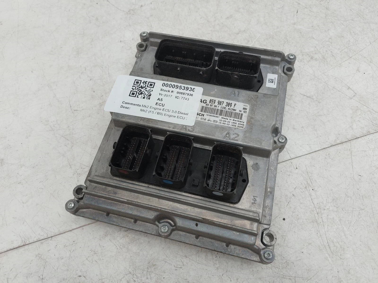 Audi A5 3.0L Cswb Diesel ECU Engine Control Unit Kit Parts 