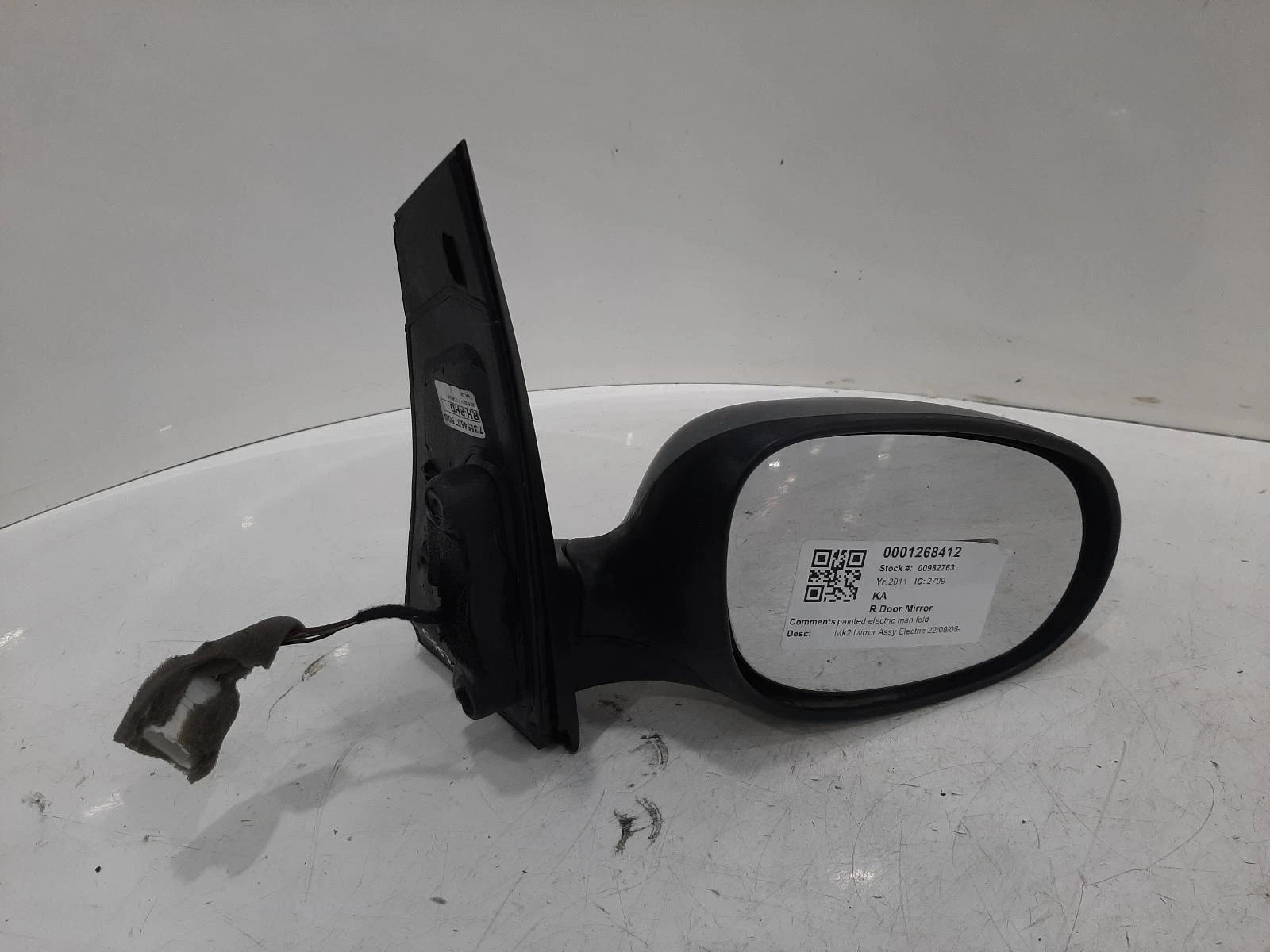 Ford Ka Mk2 Silver O/S Drivers Right Door Wing Mirror 