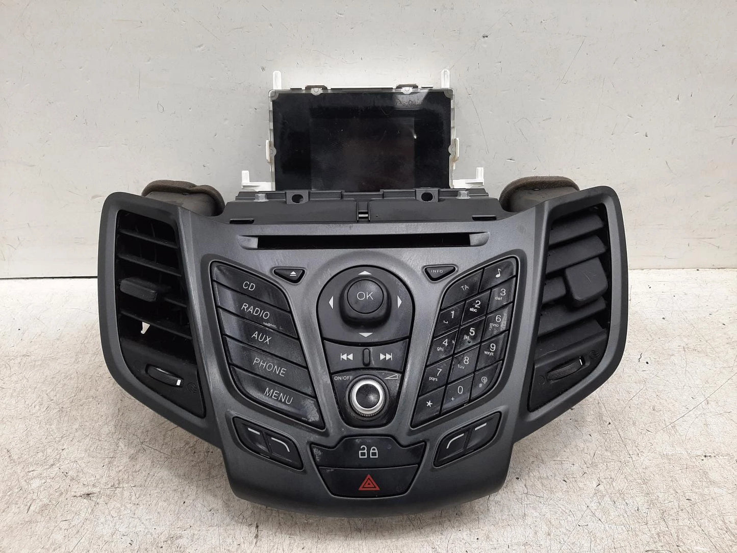 Ford Fiesta Mk7 OE Black Radio/CD/Stereo Head Unit No Code Available 