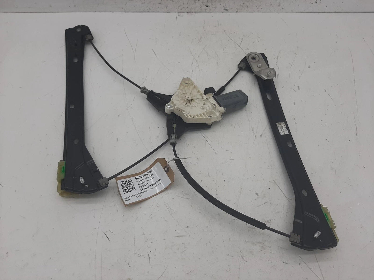 Volkswagen Passat Window Regulator Front Passengers Side 