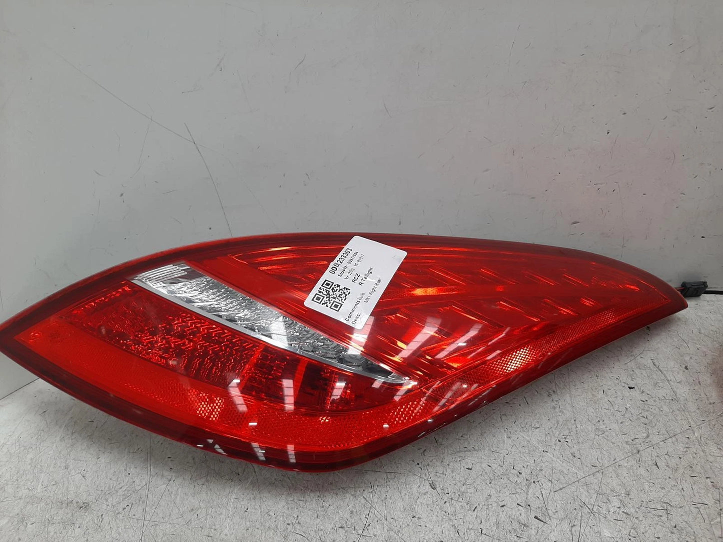 Peugeot Rcz Mk1 O/S Drivers Right Rear Taillight Tail Light 