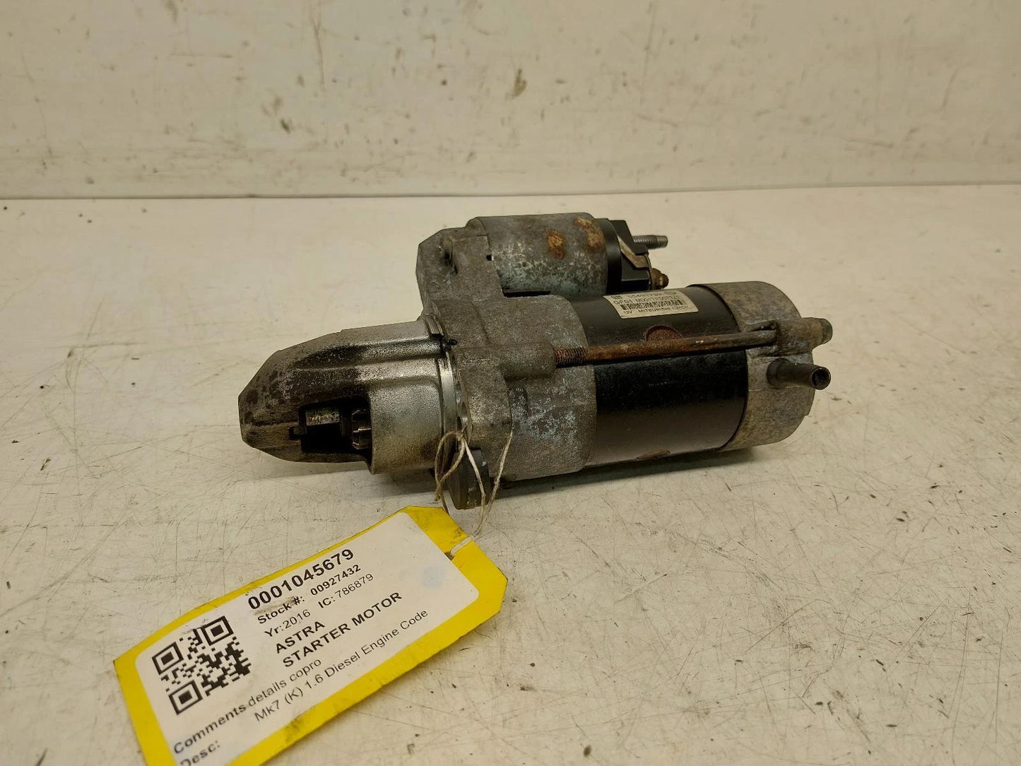 Opel Astra Mk7 (K) Manual Starter Motor 