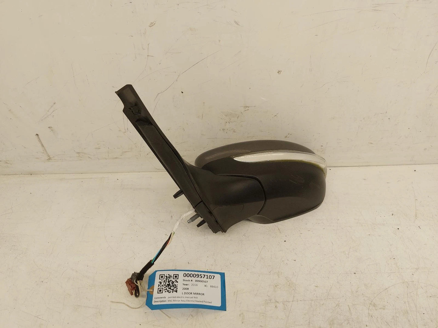 Peugeot 2008 Mk1 Grey N/S Passengers Left Door Wing Mirror 