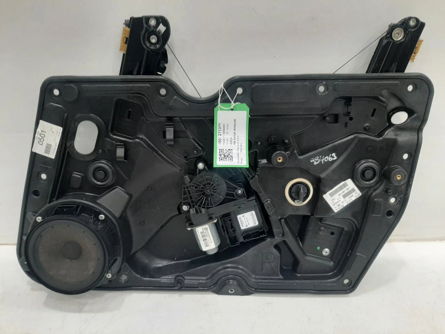 Volkswagen Golf Window Regulator Rear Drivers Side 