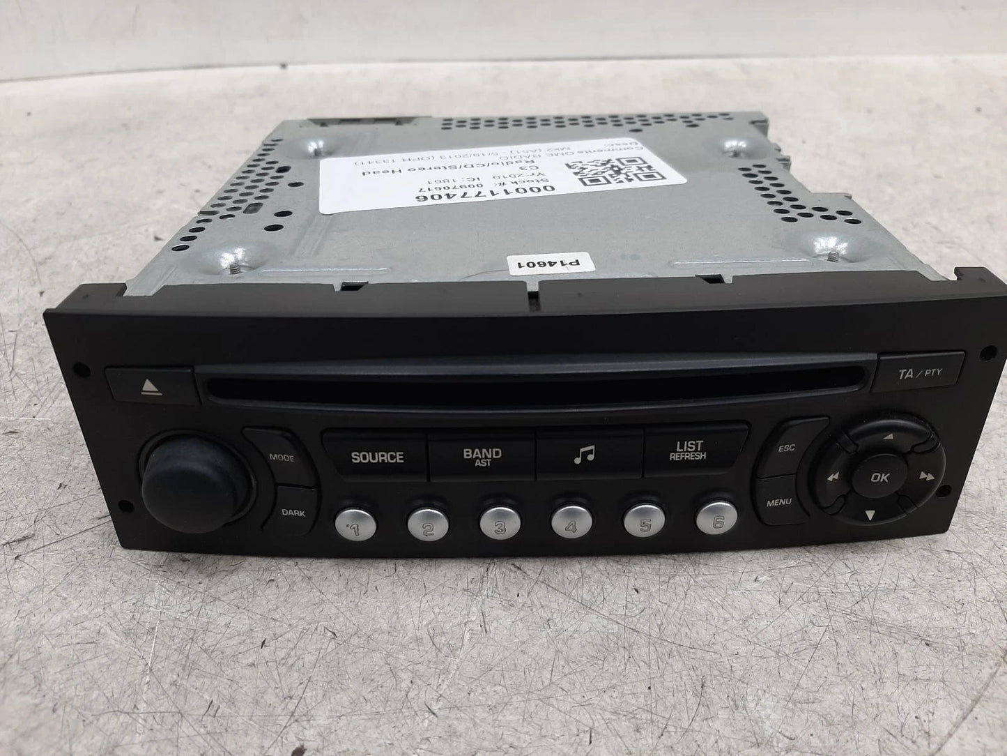 Citroen C3 Mk2 (A51) OEM Radio/CD/Stereo Head Unit No Code Available 