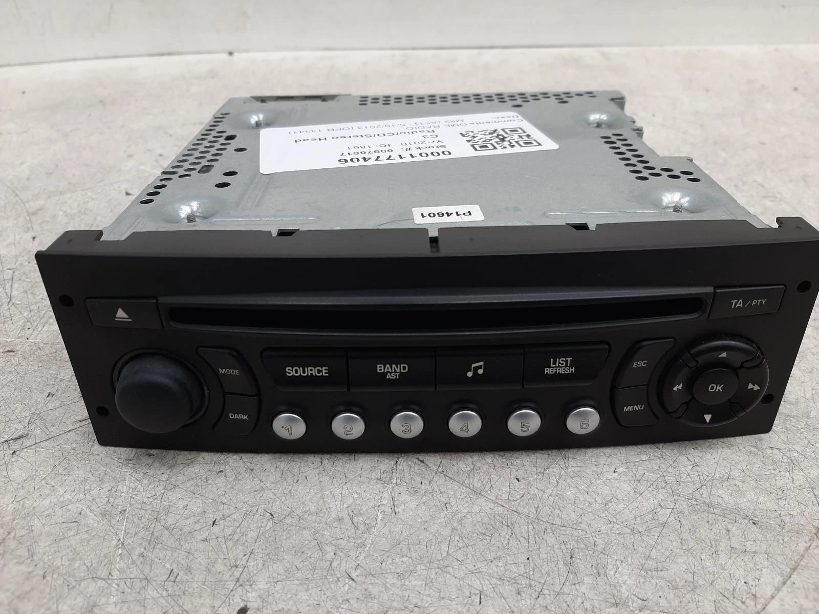 Citroen C3 Mk2 (A51) OEM Radio/CD/Stereo Head Unit No Code Available 