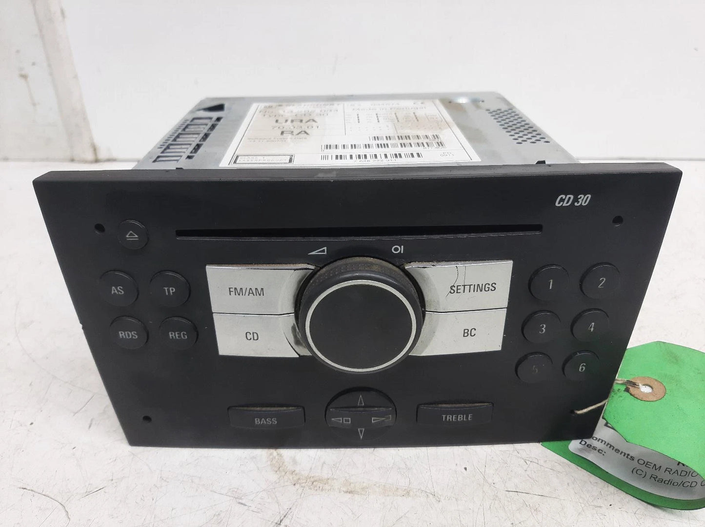 Opel Combo (C) Oem Radio/Cd/Stereo Head Unit No Code Available 
