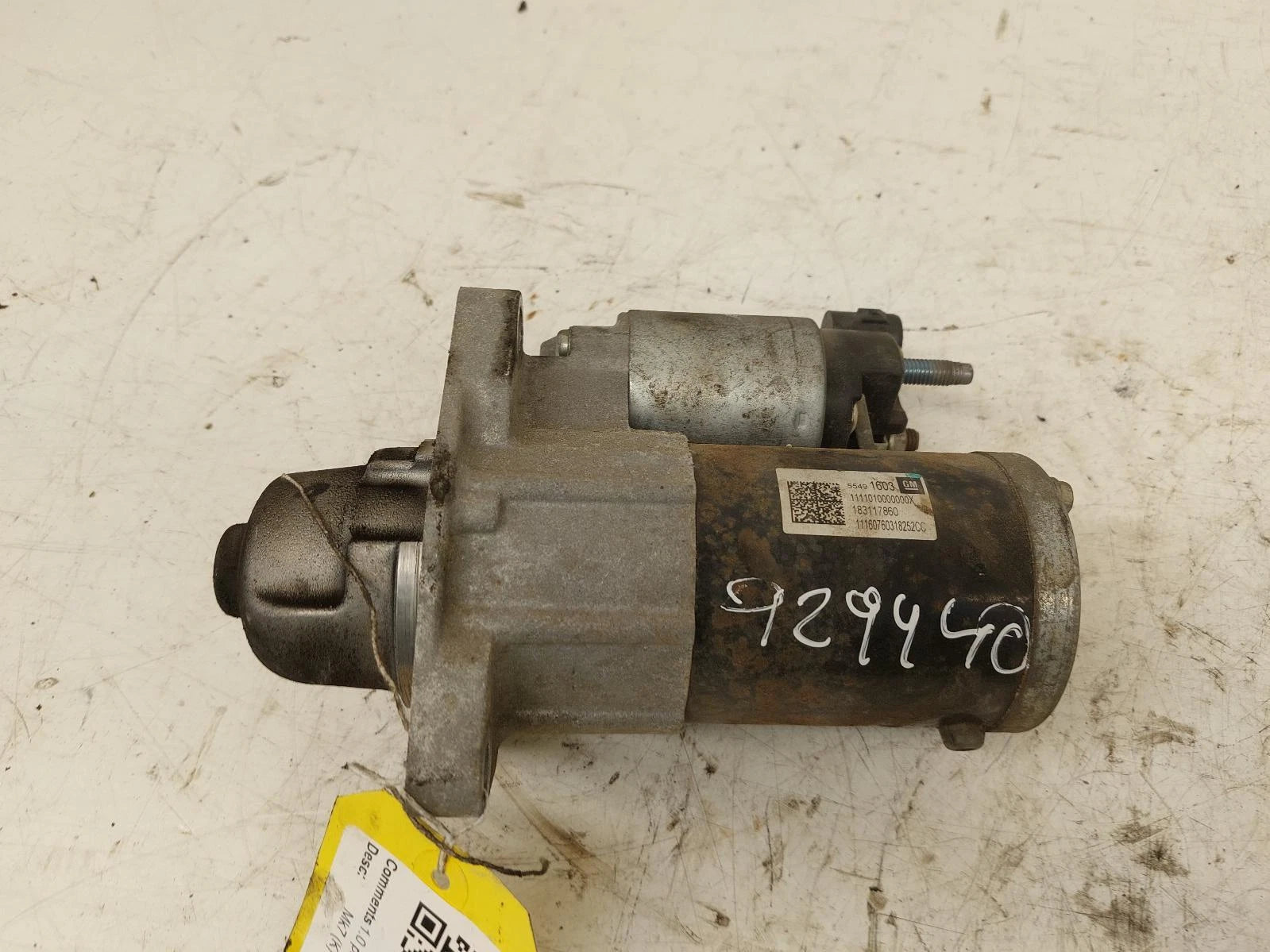 Opel Astra Mk7 Manual Starter Motor 