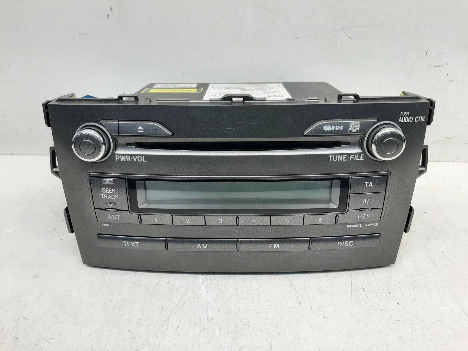Toyota Auris Mk1 OEM Radio/CD/Stereo Head Unit No Code Available 