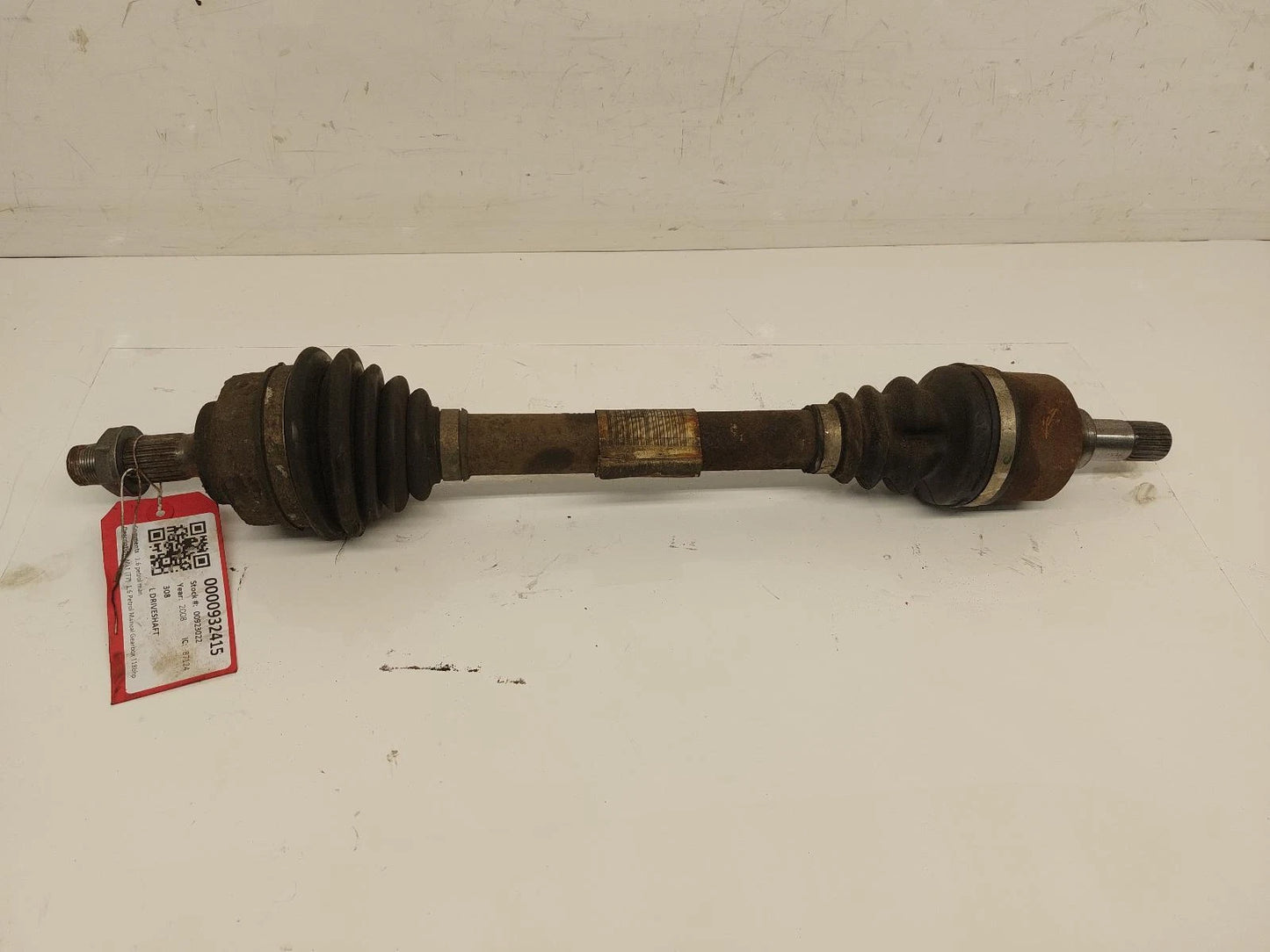 Peugeot 308 1.6L Petrol Passengers Left Front Driveshaft with ABS 