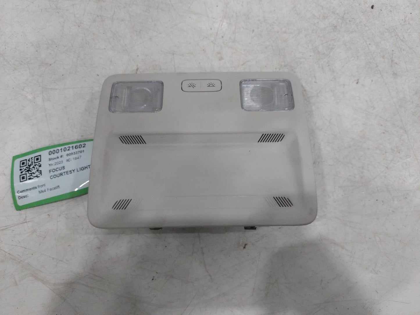 Ford Focus Mk4 Facelift Front COURTESY LIGHT 