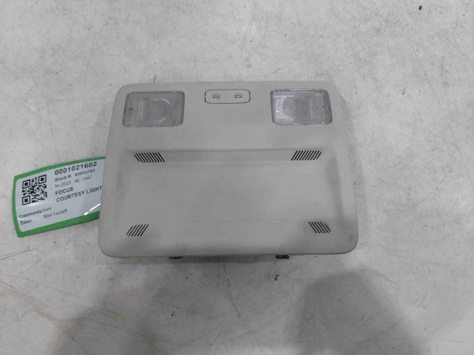 Ford Focus Mk4 Facelift Front COURTESY LIGHT 