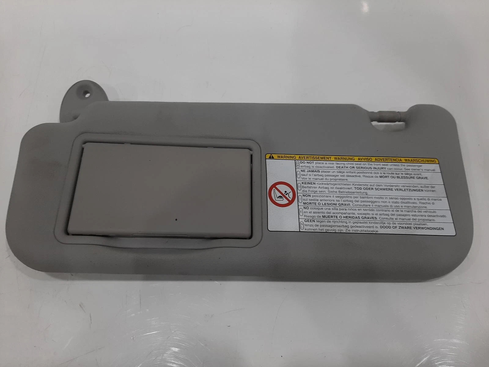 Toyota Yaris Mk3 (XP130) N/S Left Front Passengers Sunvisor 
