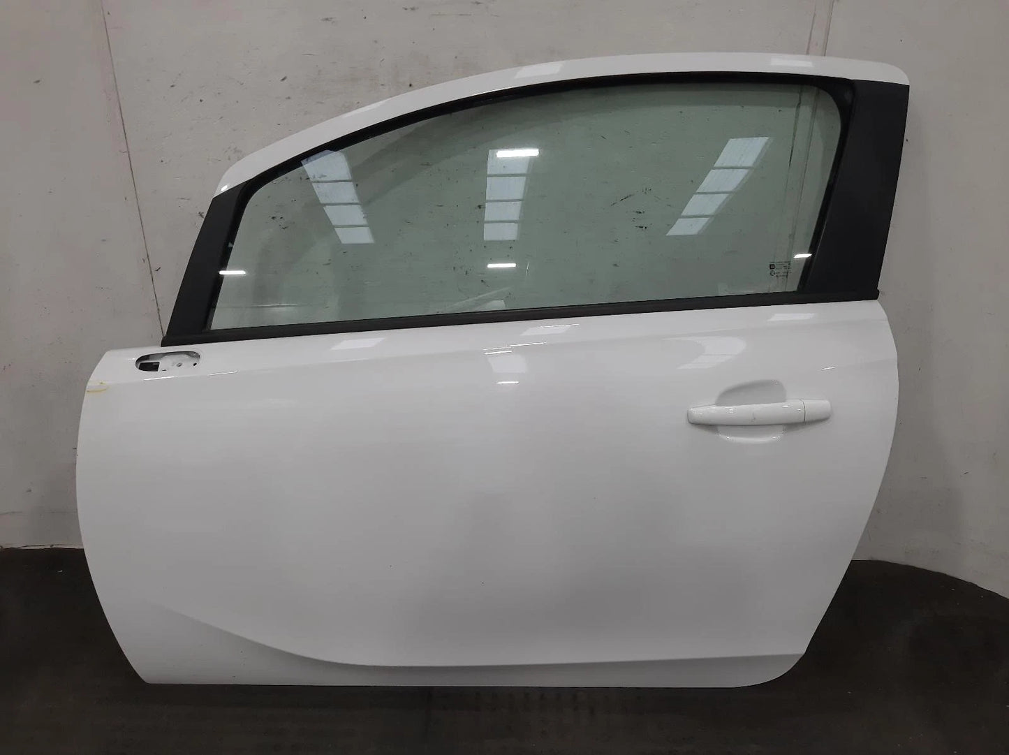 Opel Corsa E White N/S Passengers Left Front Door 