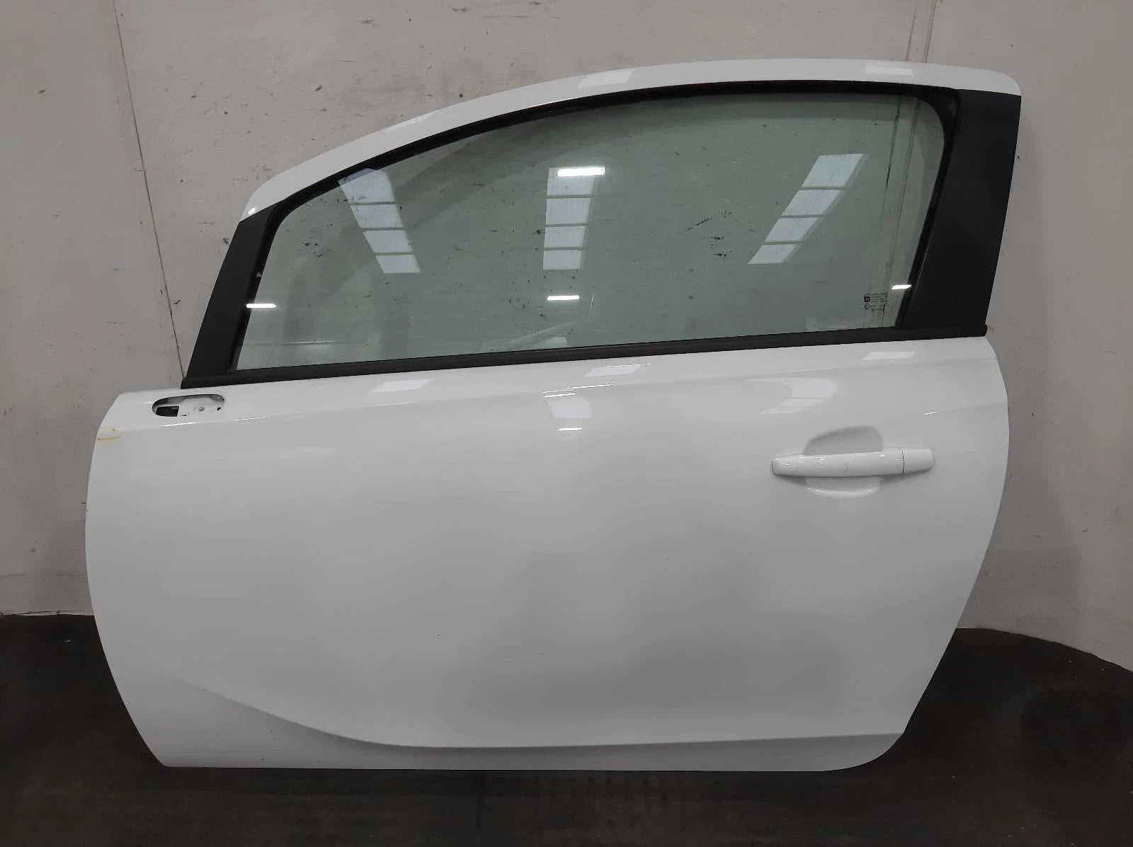 Opel Corsa E White N/S Passengers Left Front Door 